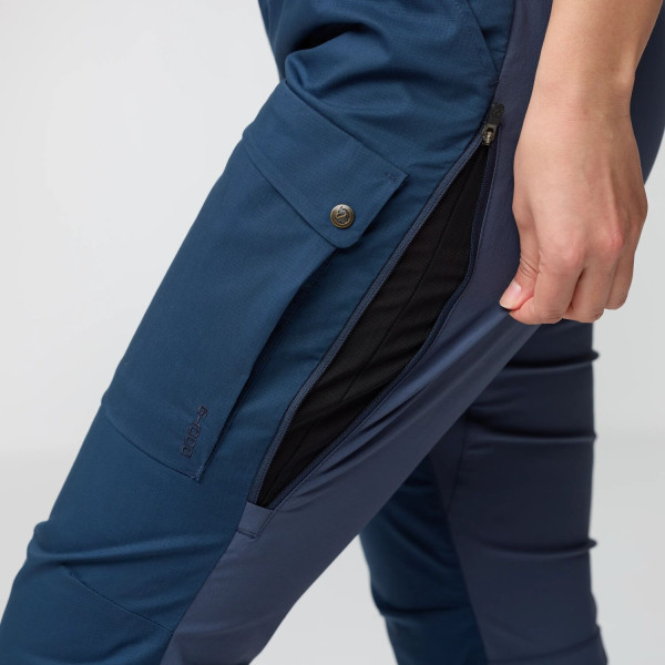 Spodnie damskie Fjällräven Abisko Hybrid Trail Trousers W