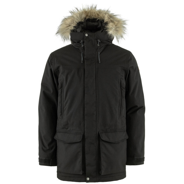 Kurtka zimowa męska Fjällräven Nuuk Lite Parka czarny Black