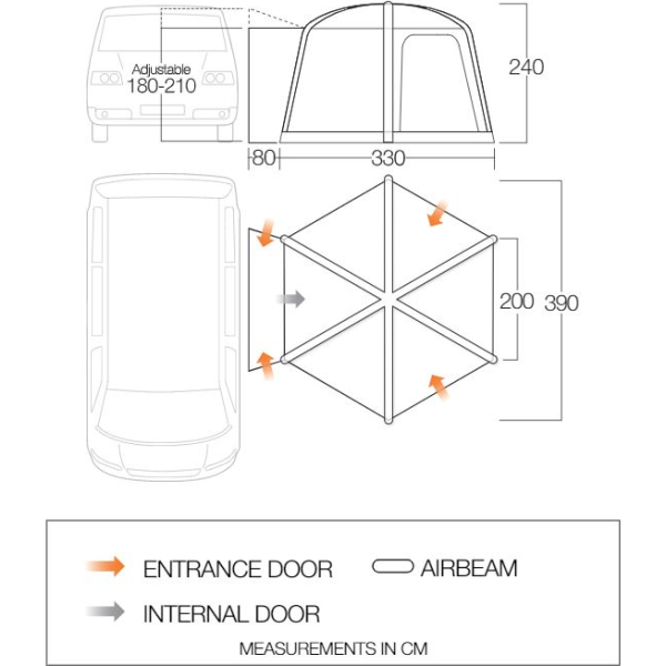 Przedsionek Vango HexAway Pro Air Low