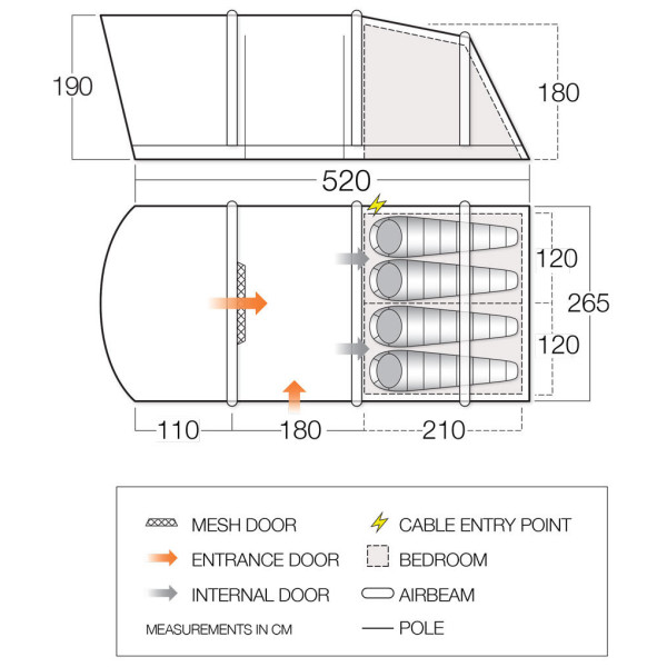 Namiot Vango Alton Air 400