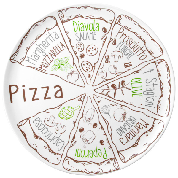 Talerz Brunner Pasta&Salad Pizza Set