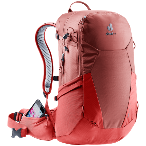 Plecak damski Deuter Futura 25 SL czerwony caspia-currant