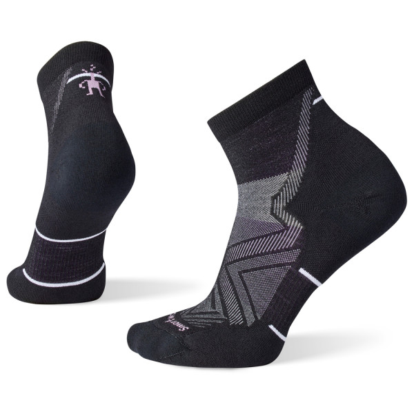 Damskie skarpety Smartwool Run Targeted Cushion Ankle Socks W czarny black