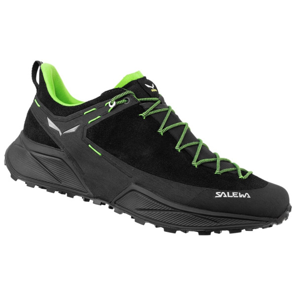 Buty męskie Salewa Ms Dropline Leather czarny/zielony Black/Pale Frog