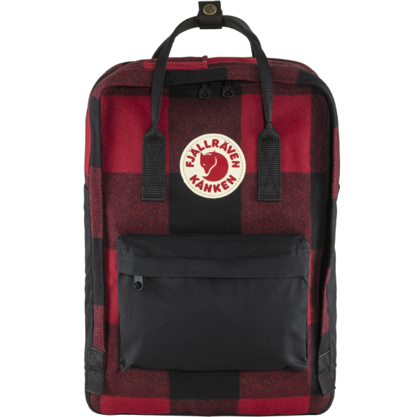 Plecak Fjällräven Kånken Re-Wool Laptop 15" czarny Redblack