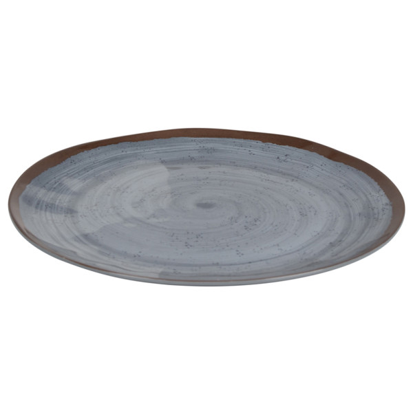 Zestaw talerzy Bo-Camp Dinner plate Halo 4 szt zarys Grey