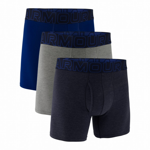 Męskie bokserki Under Armour M UA Perf Cotton 6in niebieski/szary BLU