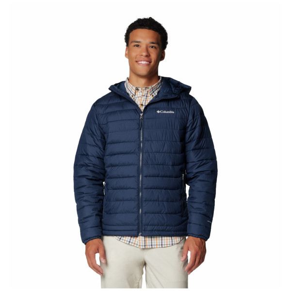 Kurtka męska Columbia Powder Lite™ II Hooded Jacket ciemnoniebieski Collegiate Navy