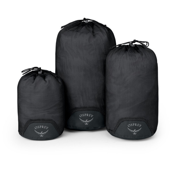 Zestaw pokrowców Osprey Daylite Mesh Stuff Sacks czarny black