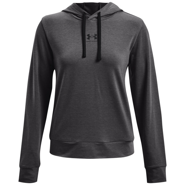 Bluza damska Under Armour Rival Terry Hoodie 2024 szary Jet Gray / Mod Gray / Black