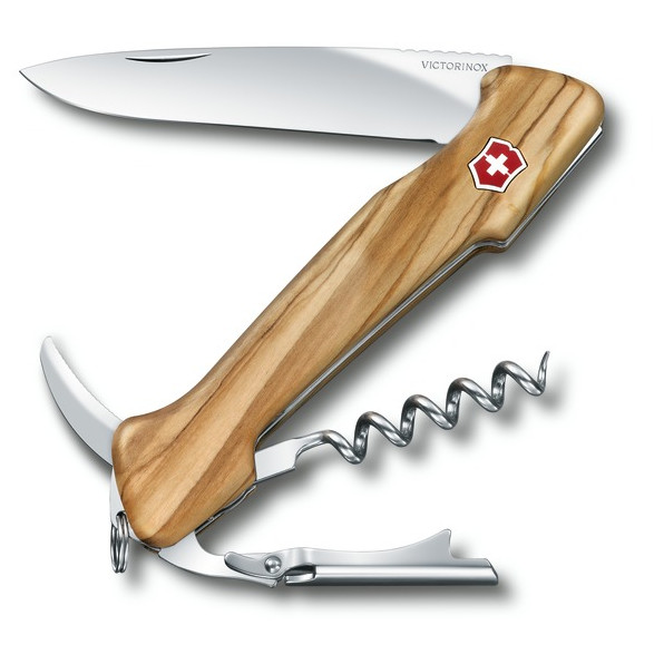 Składany nóż Victorinox Wine Master brązowy olive wood