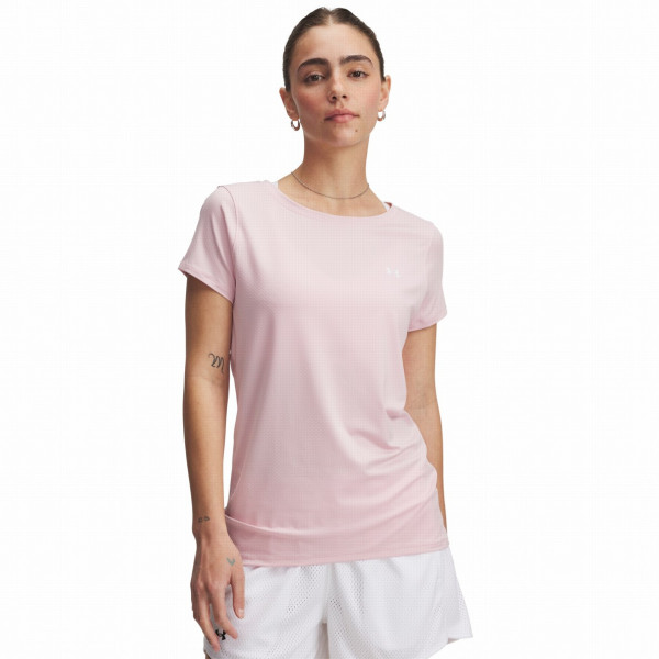 Koszulka damska Under Armour Tech Mesh SS różowy Prime Pink / / White