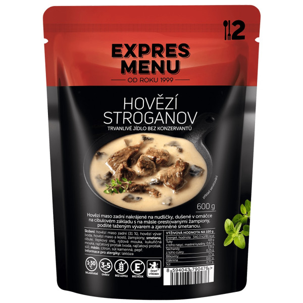 Gotowe jedzenie Expres menu Strogonow wołowy 600 g