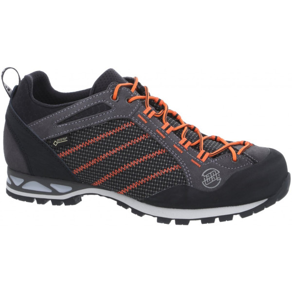 Buty męskie Hanwag Makra Low GTX Asphalt/Orange szary/pomarańczowy Asphalt/Orange