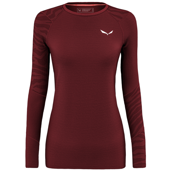 Koszulka damska Salewa Cristallo Warm Amr W L/S Tee.