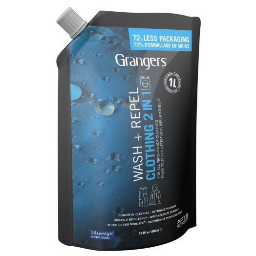 Impregnacja Granger's Wash + Repel Clothing 2 in 1 1L czarny