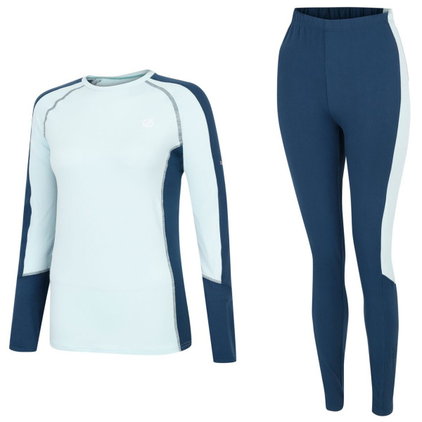 Damska bielizna Dare 2b W Exchange IV Baselayer Set jasnoniebieski WtrBllt/MlDm