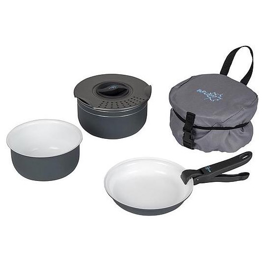 Zestaw naczyń Bo-Camp Cookware set Trekking 5 zarys Anthracite