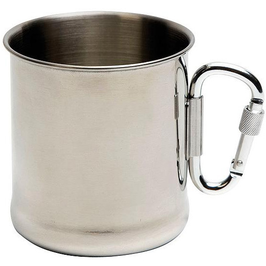 Kubek Bo-Camp Mug Stainless Steel karabinek