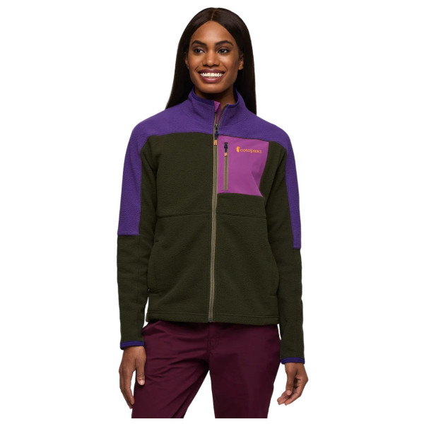 Bluza damska Cotopaxi Abrazo Fleece Full-Zip Jacket fioletowy/zielony Black Violet and Woods