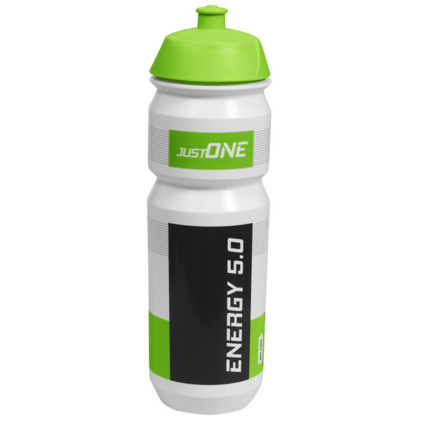 Bidon Just One Energy 5.0 750 ml biały/zielony White/Green