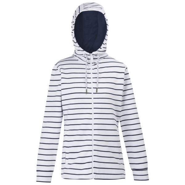 Bluza damska Regatta Bayletta Hoody biały/niebieski