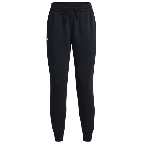 Damskie spodnie dresowe Under Armour Rival Fleece Jogger czarny Black / / White