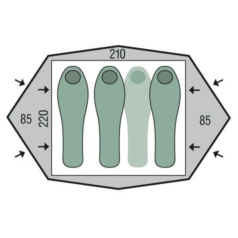 Namiot Pinguin Gemini 210