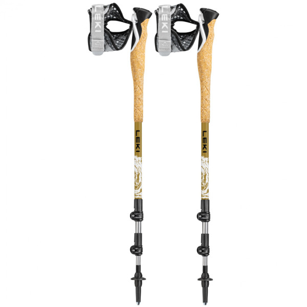 Kijek trekkingowy Leki Cross Trail TA 100-135 cm biały/czarny