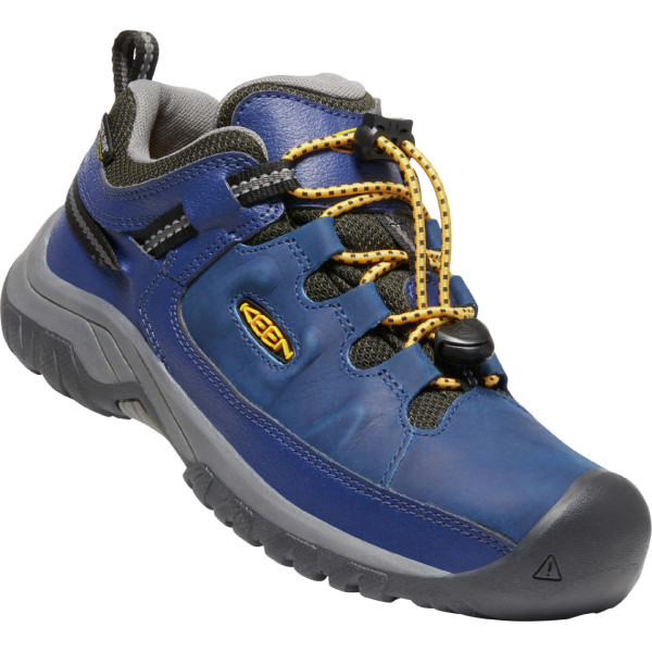 Buty dziecięce Keen Targhee Low Wp Youth niebieski blue depths/forest night