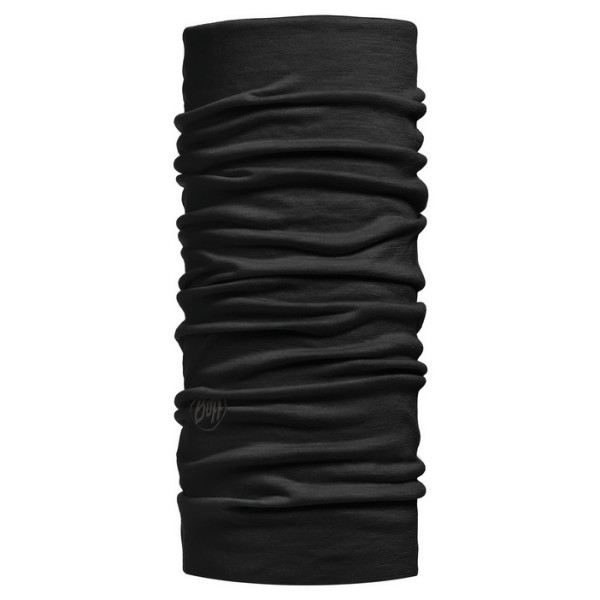 Komin wielofunkcyjny Buff Merino Lightweight Neckwear czarny Black