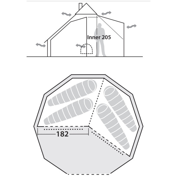 Sypialnia Robens Inner tent Klondike