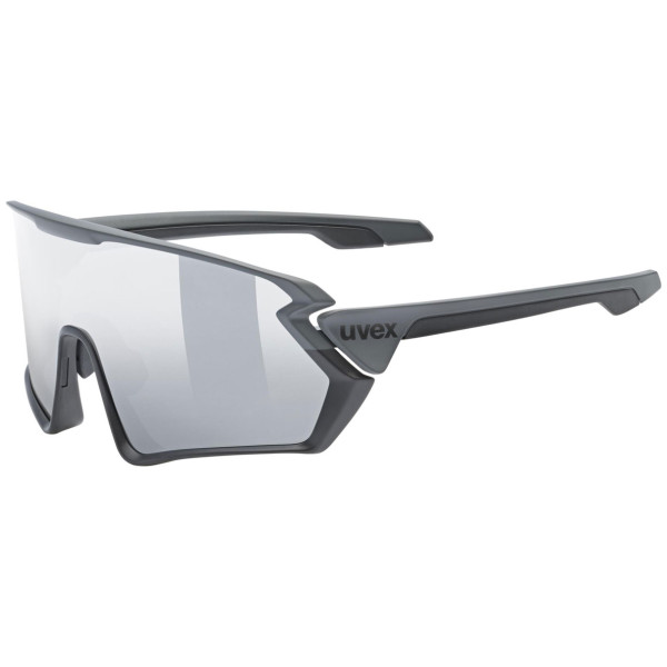 Okulary sportowe Uvex Sportstyle 231 szary Grey Black Mat / Mirror Silver