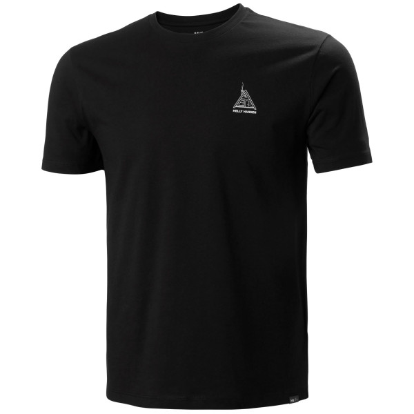 Koszulka męska Helly Hansen F2F Organic Cotton Tee 2.0 czarny Black