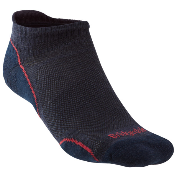 Skarpety męskie Bridgedale Hike UL T2 MP Low ciemnoniebieski Navy/Red/