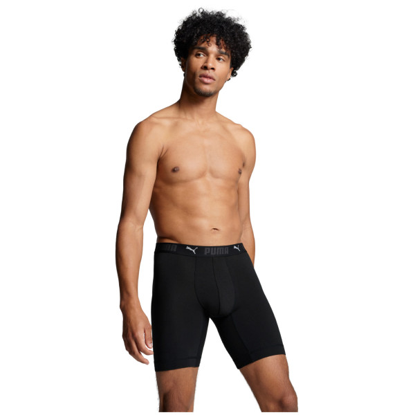 Męskie bokserki Puma Sport Cotton Long Boxers 2P