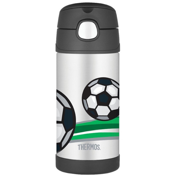 Termos dziecięcy Thermos Funtainer czarny Football