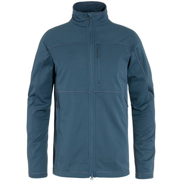 Męska bluza Fjällräven Abisko Lite Fleece Jacket M niebieski Indigo Blue