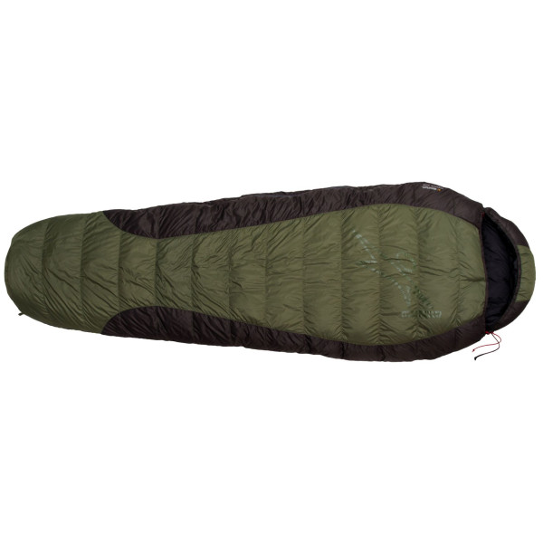 Śpiwór puchowy Warmpeace Viking 600 170 cm zielony/czarny Olive/Gray/Black