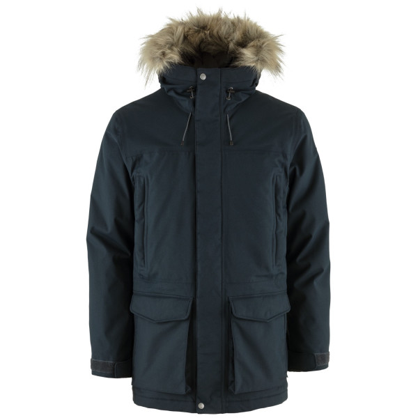 Kurtka zimowa męska Fjällräven Nuuk Lite Parka ciemnoniebieski Dark Navy