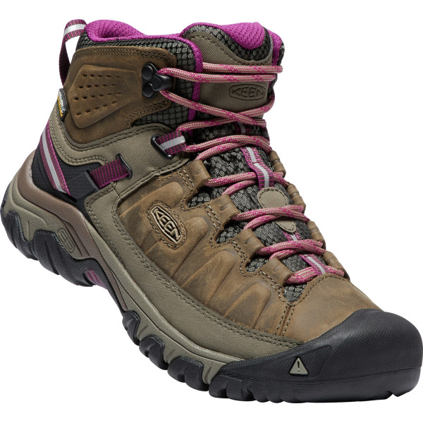 Buty damskie Keen Targhee III MID WP W brązowy Weiss/Boysenberry