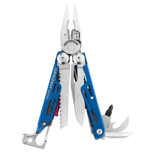 Multitool Leatherman Signal niebieski Cobalt