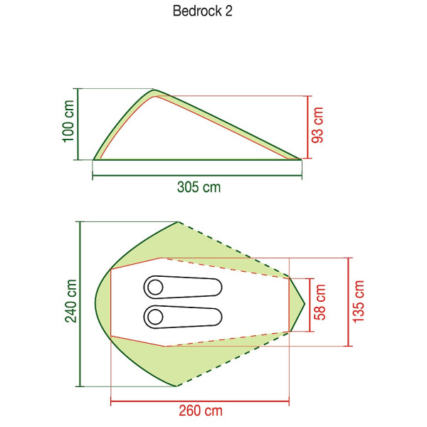 Ultralekki namiot Coleman Bedrock 2