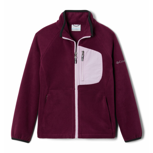 Bluza dziecięca Columbia Fast Trek™ III Fleece Full Zip czarny/fioletowy Marionberry, Aura