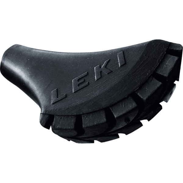 Końcówka Leki Rubber tip Walking czarny Black