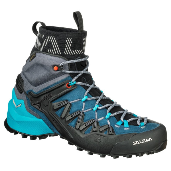 Buty damskie Salewa Ws Wildfire Edge Mid Gtx niebieski/czarny Poseidon/Grisaille