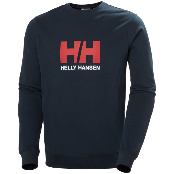 Męska bluza Helly Hansen Hh Logo Crew Sweat 2.0 ciemnoniebieski Navy