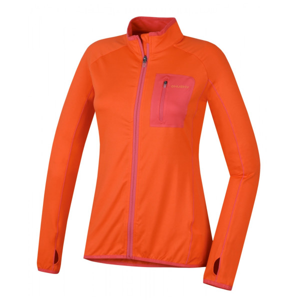 Bluza damska Husky Tarr Zip L (2020) pomarańczowy DarkSalmon