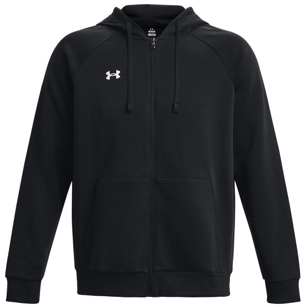 Męska bluza Under Armour Rival Fleece FZ Hoodie czarny Black / / White