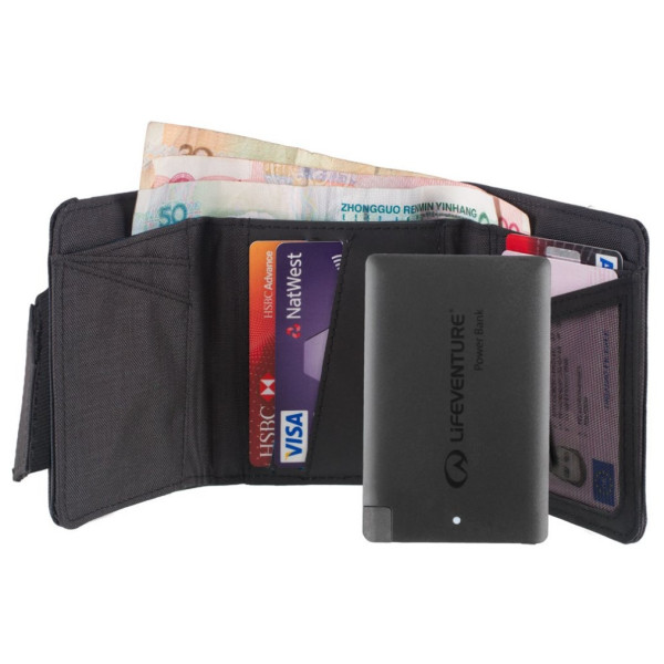 Portfel LifeVenture Rfid Charger Wallet with power